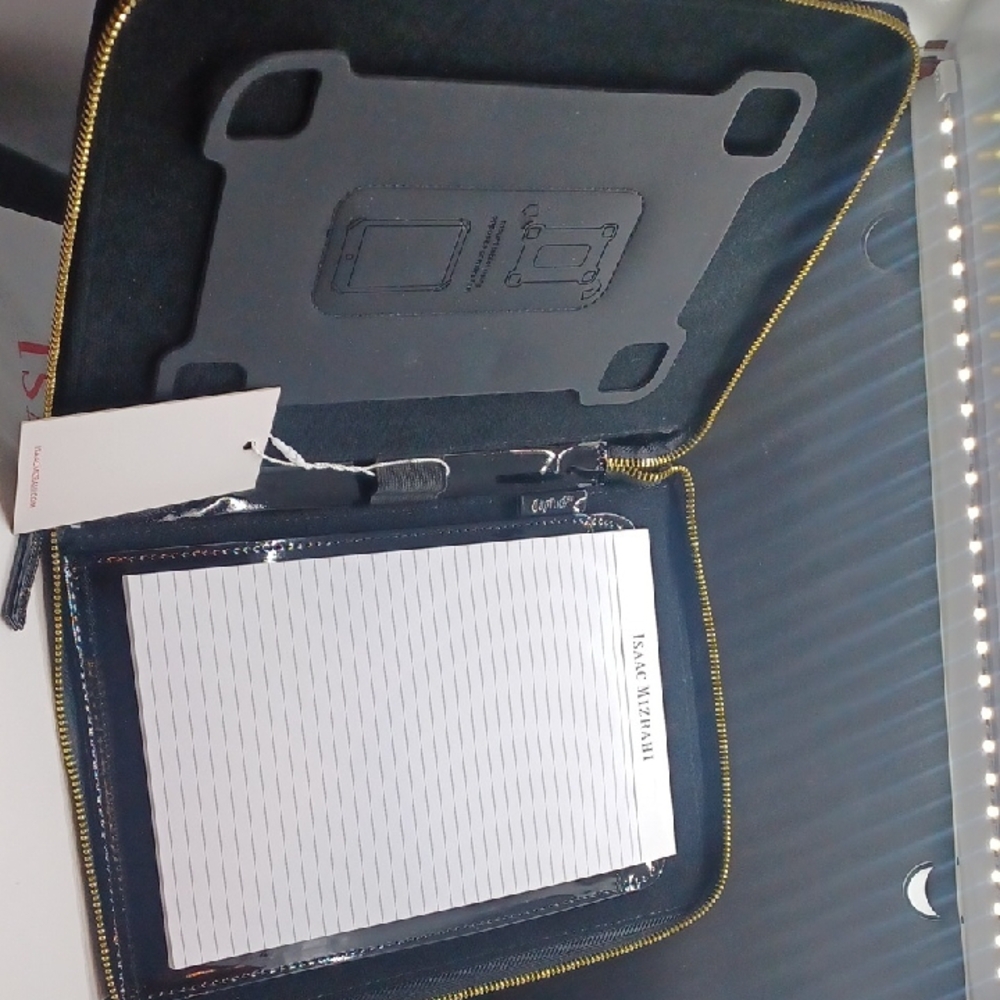 Isaac Mizrahi Black and Gold Tablet Sleeve